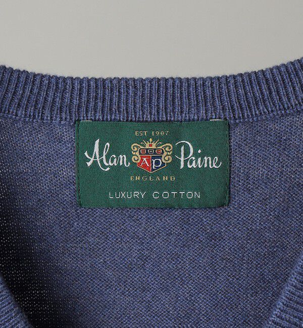 SHIPS「ALAN PAINE:12ゲージ Vネック ニットベスト」|ベスト・ジレ|