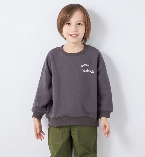 SHIPS any「【SHIPS any別注】MONMIMI: プリント 長袖 スウェット<KIDS>」|Tシャツ・カットソー|