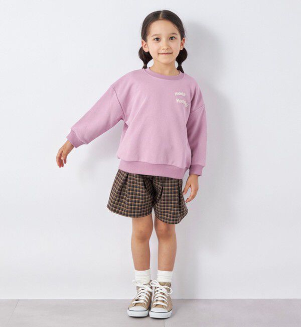 SHIPS any「【SHIPS any別注】MONMIMI: プリント 長袖 スウェット<KIDS>」|Tシャツ・カットソー|