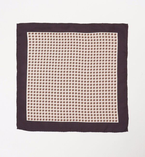 SHIPS「Puccini: ドット コモン チーフ」|ハンカチ|ナチュラル