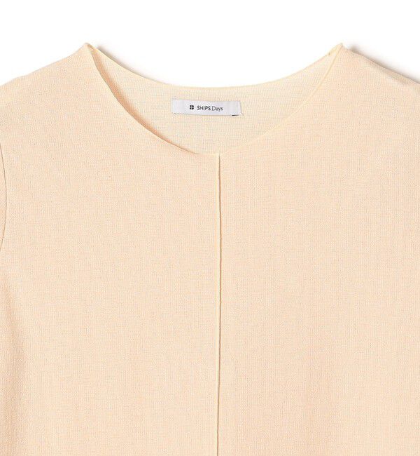 SHIPS Days「SHIPS Days:〈洗濯機可能〉シュリンク クルーネック プルオーバー」|Tシャツ・カットソー|