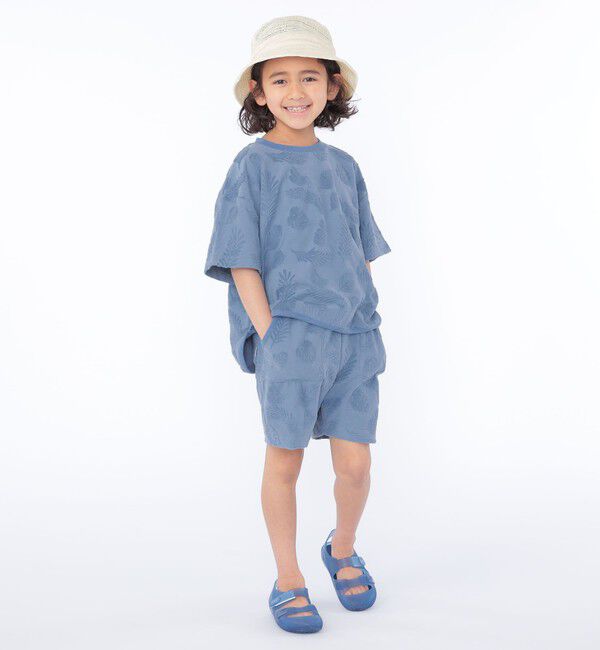 SHIPS KIDS「SHIPS KIDS:100～130cm / パイル ジャカード TEE」|Tシャツ・カットソー|