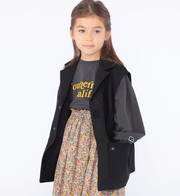 SHIPS KIDS「【SHIPS KIDS別注】RUSSELL ATHLETIC:100～150cm / 長袖 TEE」|Tシャツ・カットソー|