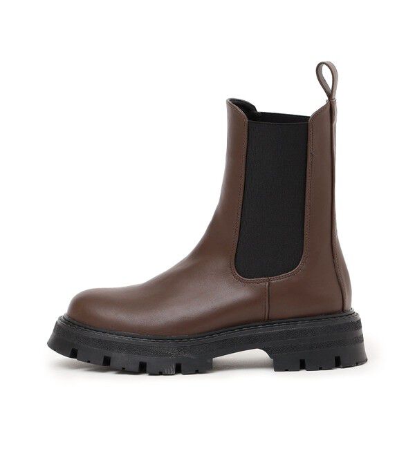 SHIPS any「【WEB限定】SHIPS any: トラックソール サイドゴア ブーツ 24FW」|ショートブーツ|