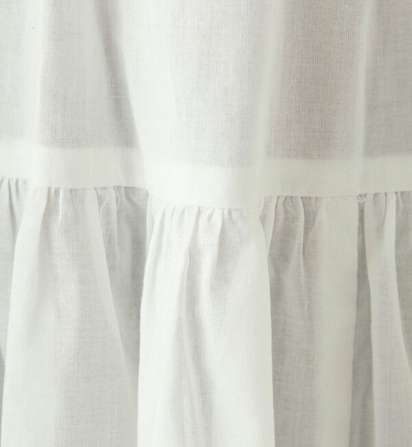 quaranciel「quaranciel:〈手洗い可能〉ボイル パフスリーブ ティアード ブラウス」|シャツ・ブラウス|