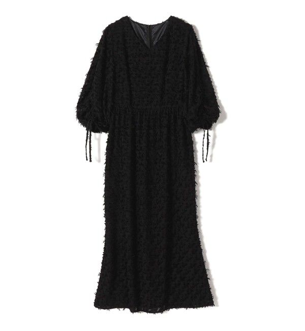 SHIPS for women「〈洗濯機可能 / セレモニー対応可〉kaene:フリンジ 袖 ボリューム ワンピース ◇」|ワンピース|