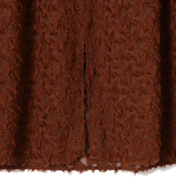 SHIPS for women「〈洗濯機可能 / セレモニー対応可〉kaene:フリンジ 袖 ボリューム ワンピース ◇」|ワンピース|