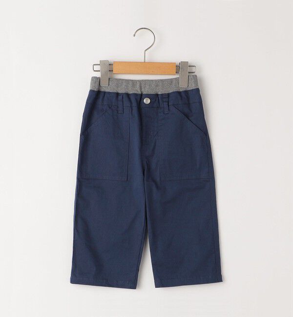 SHIPS KIDS「SHIPS KIDS:80～90cm / カラー 6分丈 ショーツ」|その他|ネイビー