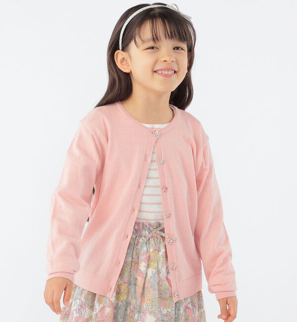 SHIPS KIDS「SHIPS KIDS:100～130cm / リバティ カーディガン」|カーディガン|