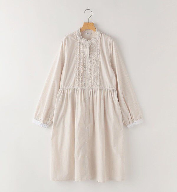 SHIPS KIDS「SHIPS KIDS:140～150cm / フリル シャツ ワンピース」|ワンピース|