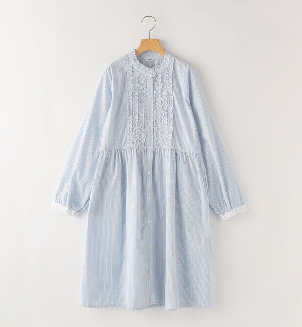 SHIPS KIDS「SHIPS KIDS:140～150cm / フリル シャツ ワンピース」|ワンピース|