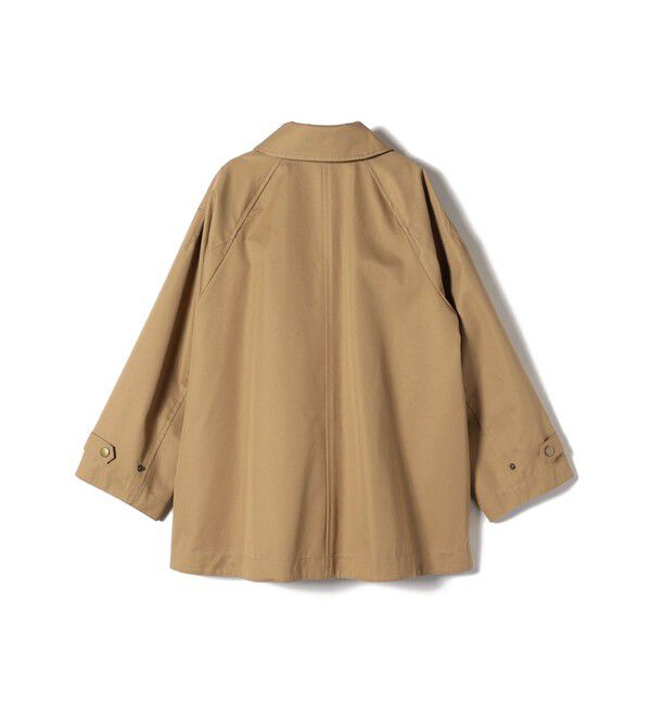 SHIPS for women「SHIPS Primary Navy Label:〈手洗い可能〉ボンディング ステンカラー コート」|ステンカラーコート|