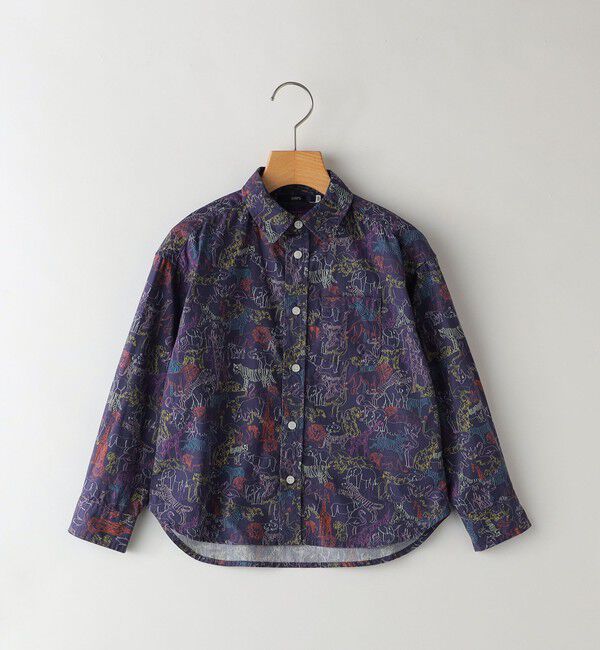 SHIPS KIDS「SHIPS KIDS:100～130cm / ボタンダウン リラックス 長袖 シャツ」|シャツ・ブラウス|