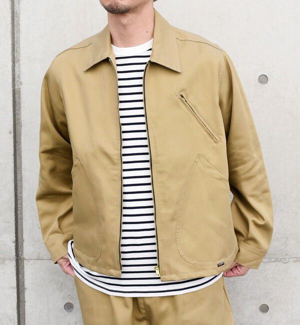 SHIPS any「【SHIPS any別注】 HELLO FOX: ミリタリー ジップ ブルゾン (セットアップ対応)◇」|ブルゾン・スタジャン|