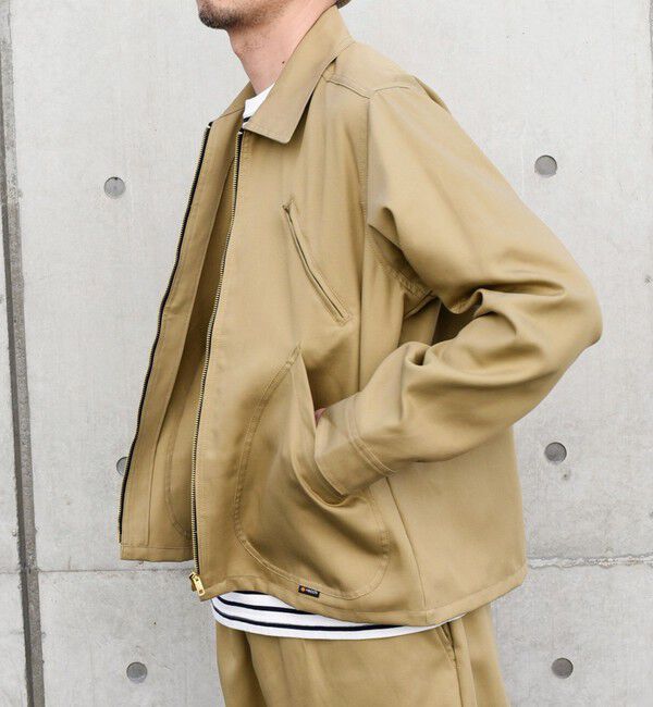 SHIPS any「【SHIPS any別注】 HELLO FOX: ミリタリー ジップ ブルゾン (セットアップ対応)◇」|ブルゾン・スタジャン|