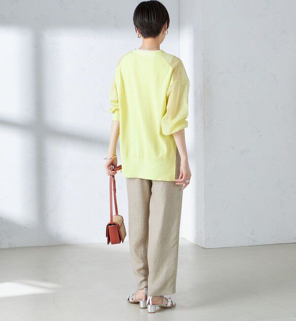 SHIPS for women「〈手洗い可能〉シアー ミドル丈 カーディガン ◇」|カーディガン|