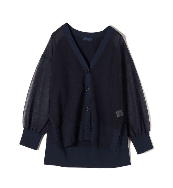 SHIPS for women「〈手洗い可能〉シアー ミドル丈 カーディガン ◇」|カーディガン|