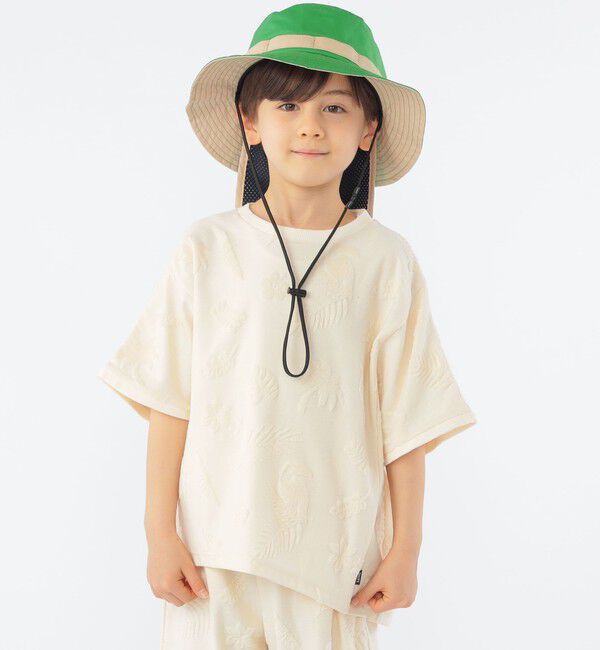 SHIPS KIDS「SHIPS KIDS:100～130cm / パイル ジャカード TEE」|Tシャツ・カットソー|