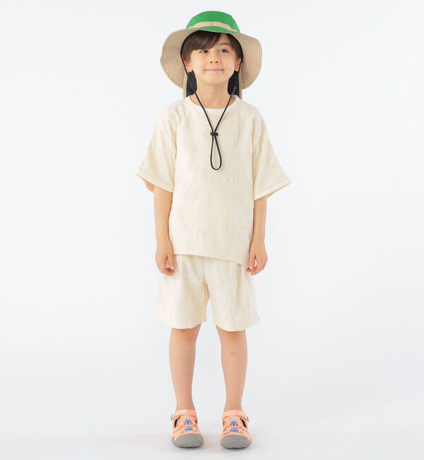 SHIPS KIDS「SHIPS KIDS:100～130cm / パイル ジャカード TEE」|Tシャツ・カットソー|