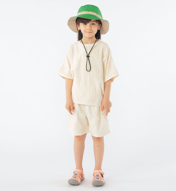 SHIPS KIDS「SHIPS KIDS:100～130cm / パイル ジャカード TEE」|Tシャツ・カットソー|