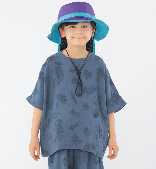 SHIPS KIDS「SHIPS KIDS:100～130cm / パイル ジャカード TEE」|Tシャツ・カットソー|