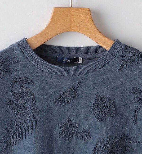 SHIPS KIDS「SHIPS KIDS:100～130cm / パイル ジャカード TEE」|Tシャツ・カットソー|