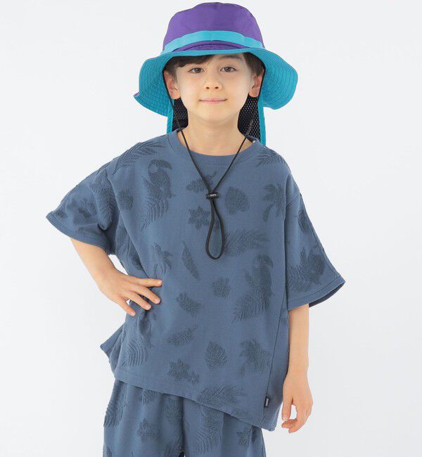 SHIPS KIDS「SHIPS KIDS:100～130cm / パイル ジャカード TEE」|Tシャツ・カットソー|