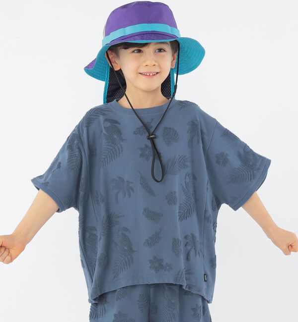 SHIPS KIDS「SHIPS KIDS:100～130cm / パイル ジャカード TEE」|Tシャツ・カットソー|