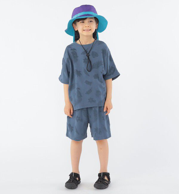 SHIPS KIDS「SHIPS KIDS:100～130cm / パイル ジャカード TEE」|Tシャツ・カットソー|