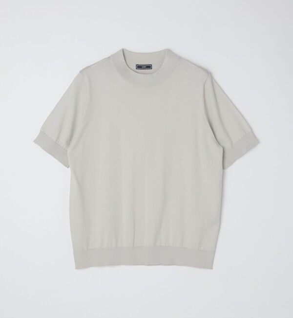 SHIPS「SHIPS: シーアイランド コットン モックネック ニットTシャツ」|Tシャツ・カットソー|