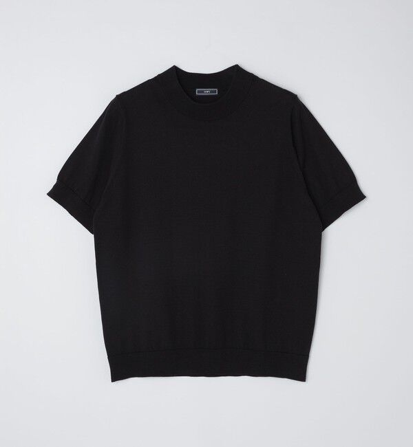 SHIPS「SHIPS: シーアイランド コットン モックネック ニットTシャツ」|Tシャツ・カットソー|