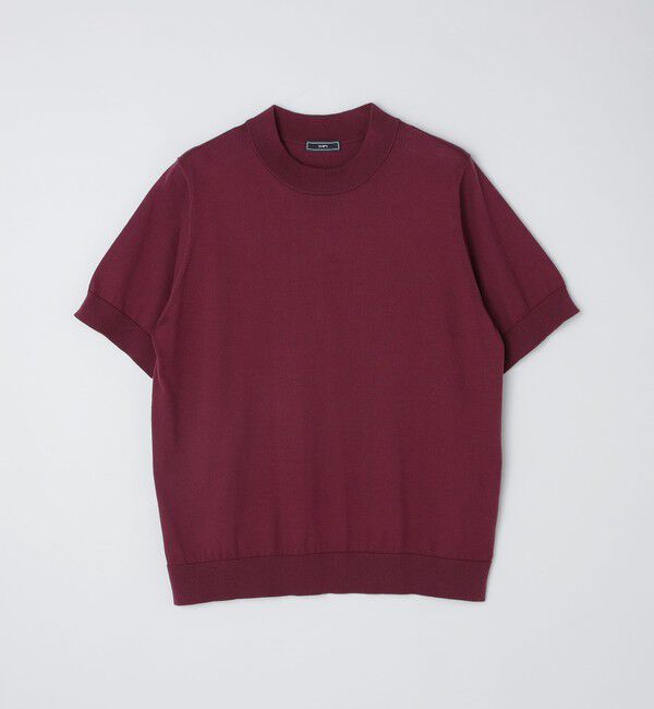 SHIPS「SHIPS: シーアイランド コットン モックネック ニットTシャツ」|Tシャツ・カットソー|