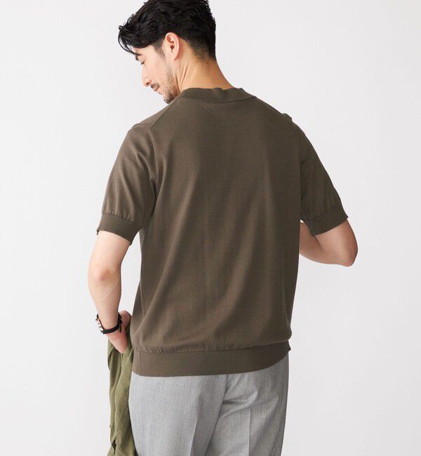 SHIPS「SHIPS: シーアイランド コットン モックネック ニットTシャツ」|Tシャツ・カットソー|