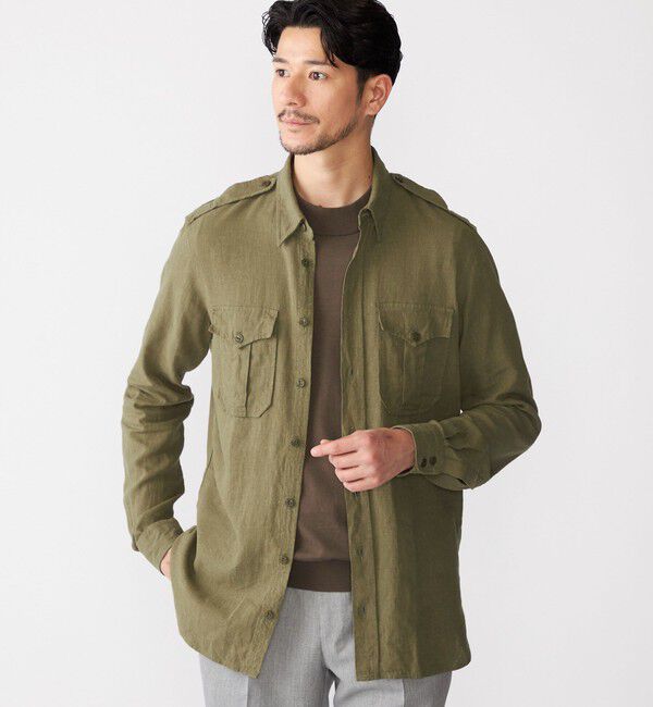 SHIPS「SHIPS: シーアイランド コットン モックネック ニットTシャツ」|Tシャツ・カットソー|