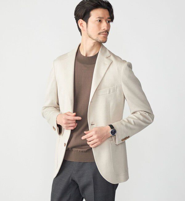 SHIPS「SHIPS: シーアイランド コットン モックネック ニットTシャツ」|Tシャツ・カットソー|