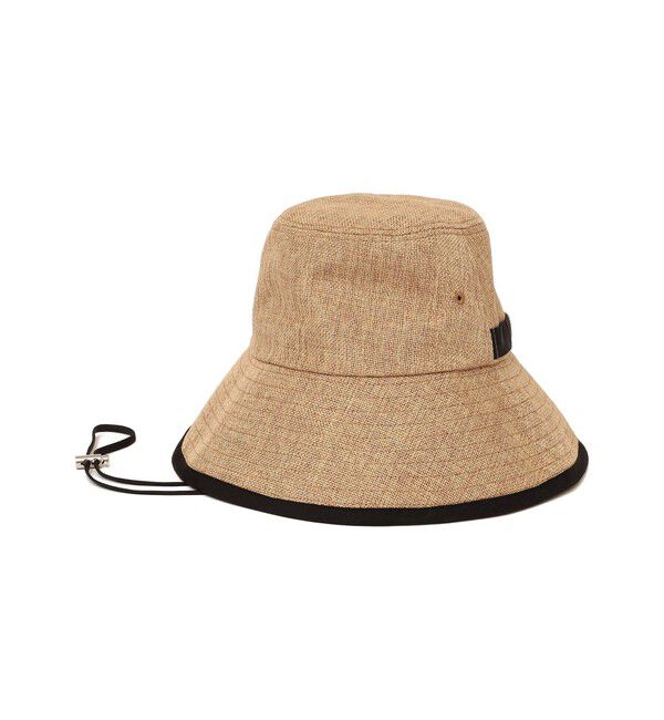 SHIPS for women「Rmeria:〈UVカット / 手洗い可能〉ペーパーライク パイピング ハット 」|ハット|