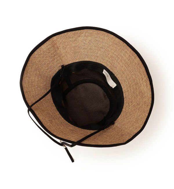 SHIPS for women「Rmeria:〈UVカット / 手洗い可能〉ペーパーライク パイピング ハット 」|ハット|