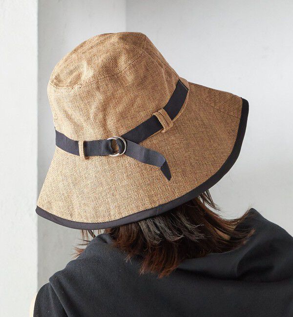 SHIPS for women「Rmeria:〈UVカット / 手洗い可能〉ペーパーライク パイピング ハット 」|ハット|