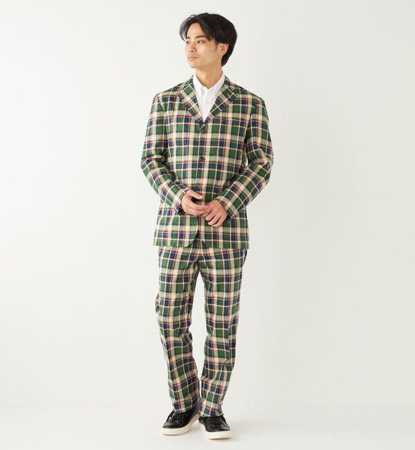 SHIPS Colors 「BARRY BRICKEN:チェック ジャケット(セットアップ対応可能)」|テーラードジャケット|
