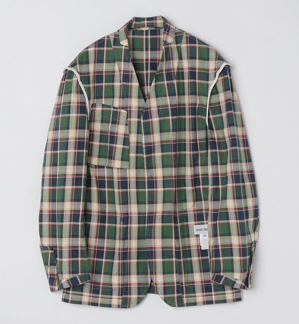 SHIPS Colors 「BARRY BRICKEN:チェック ジャケット(セットアップ対応可能)」|テーラードジャケット|