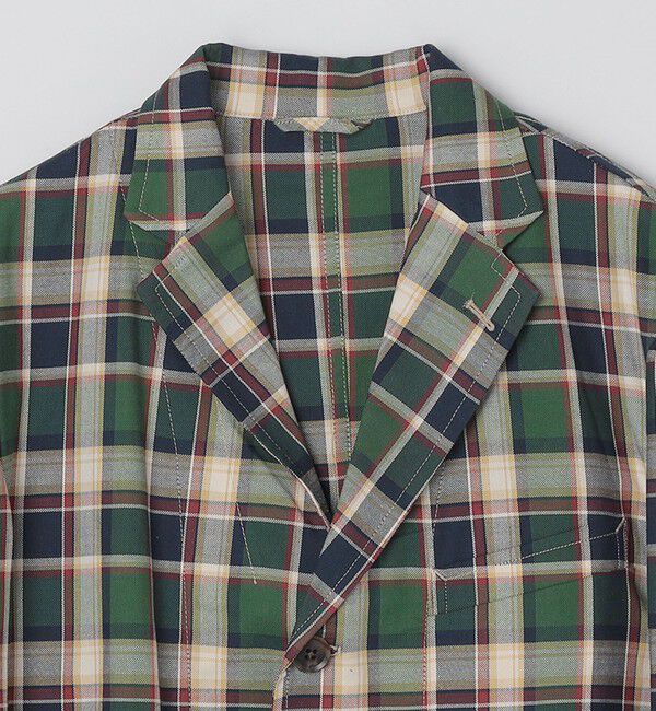 SHIPS Colors 「BARRY BRICKEN:チェック ジャケット(セットアップ対応可能)」|テーラードジャケット|