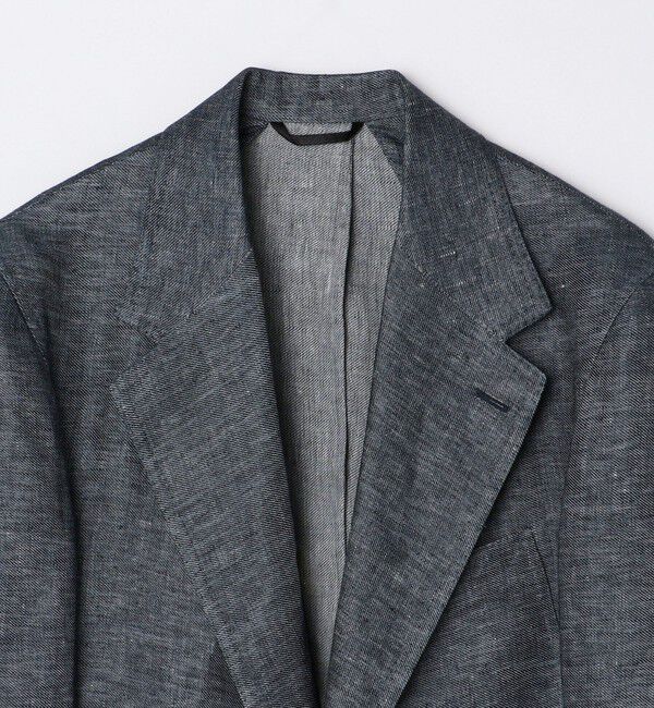 SHIPS「【SHIPS別注】Errico Formicola: リネン シャンブレー ジャケット」|テーラードジャケット|