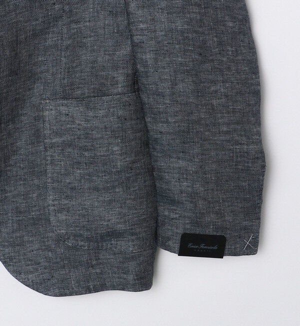 SHIPS「【SHIPS別注】Errico Formicola: リネン シャンブレー ジャケット」|テーラードジャケット|
