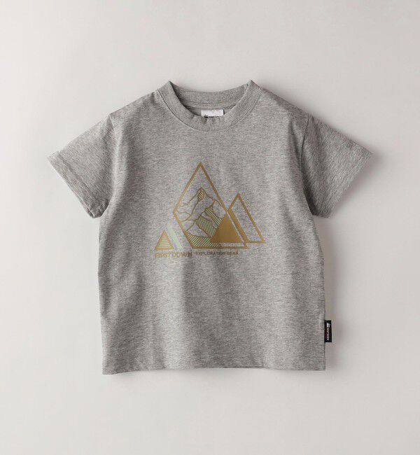 SHIPS Colors 「【SHIPS Colors KIDS別注】FIRST DOWN:プリントTEE(100~150cm)」|Tシャツ・カットソー|グレー