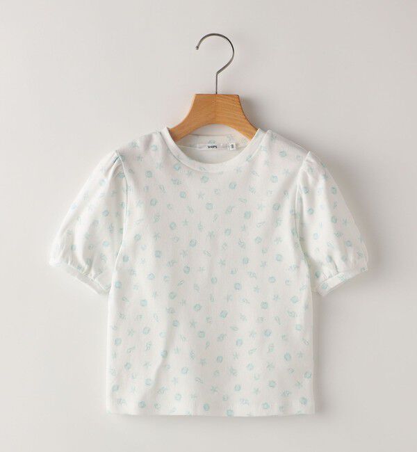 SHIPS KIDS「SHIPS KIDS:100～130cm / シェル テキスタイル 半袖 TEE」|Tシャツ・カットソー|