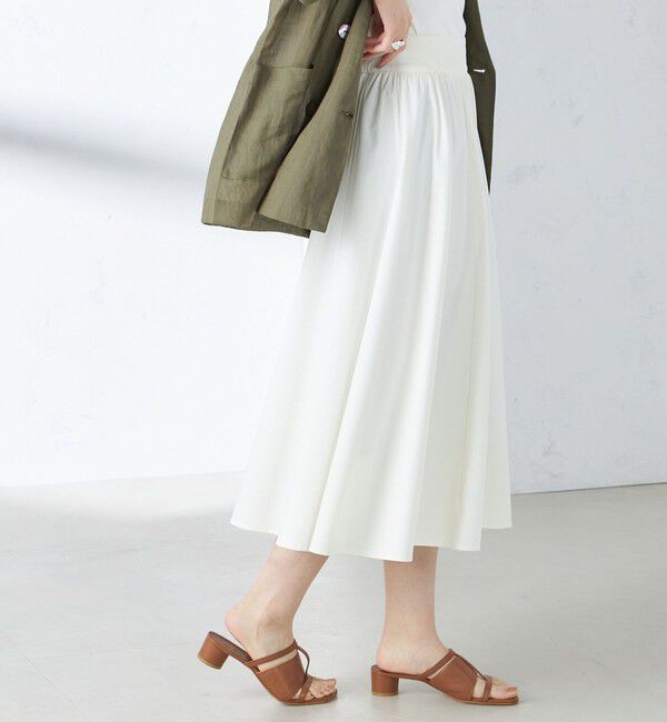 SHIPS for women「〈撥水加工/UVカット/手洗い可能〉ギャザー スカート ◇」|スカート|