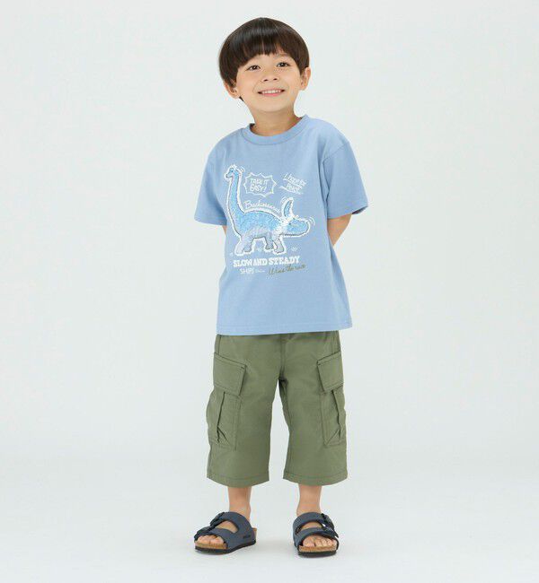 SHIPS Colors 「SHIPS Colors:〈洗濯機可能〉7分丈 カーゴ パンツ(80~130cm)」|カーゴ|