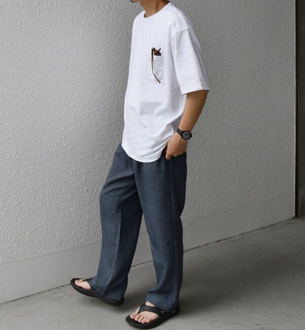 SHIPS any「SHIPS any: ジオメリンクス ジャカード ポケット Tシャツ◇」|Tシャツ・カットソー|