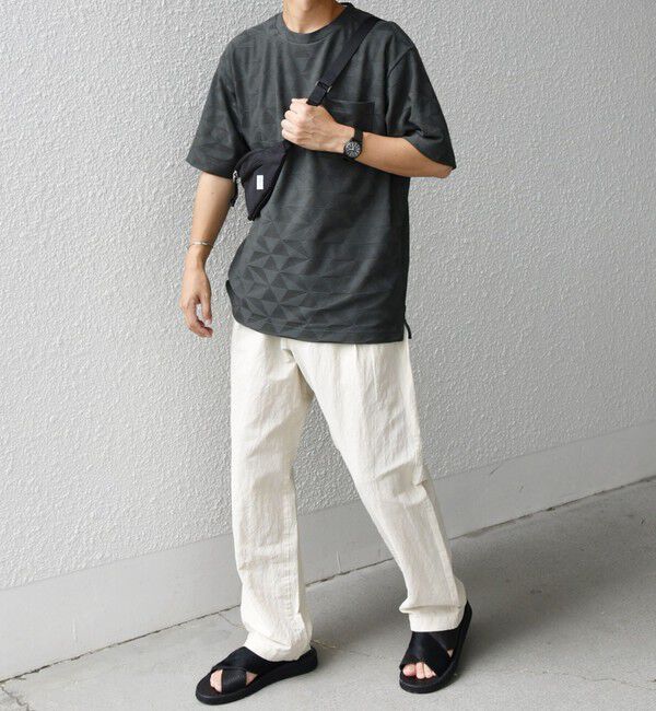 SHIPS any「SHIPS any: ジオメリンクス ジャカード ポケット Tシャツ◇」|Tシャツ・カットソー|