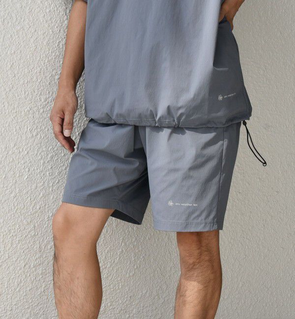 SHIPS any「【WEB限定】SHIPS any:ワッシャーナイロン スピンドル Tシャツ＋イージーショーツ セットアップ◆」|Tシャツ・カットソー|